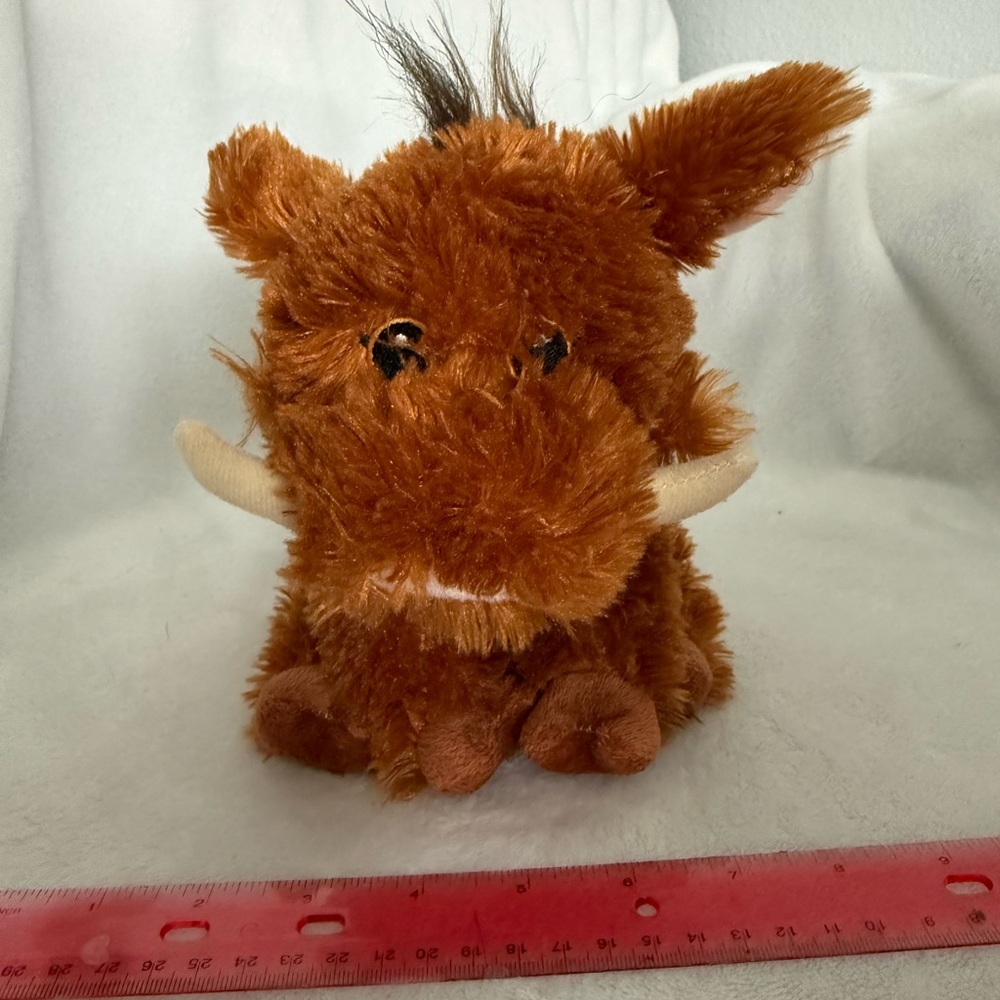 Plush Brown Stuffed Highland Cow